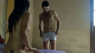 ���টালিয়ান Lalla Potira dando gostoso পাড়া Betosmoke ই বড় Bambu